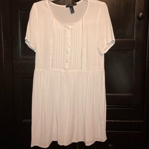 White Babydoll Forever21 Dress
